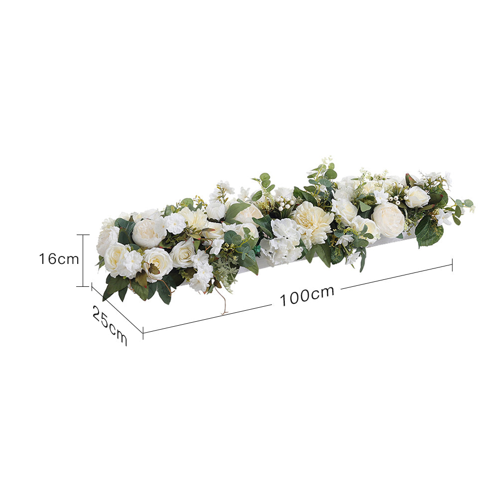 Peony Rose Wedding Aisle Flowers Artificial Silk Row Decor