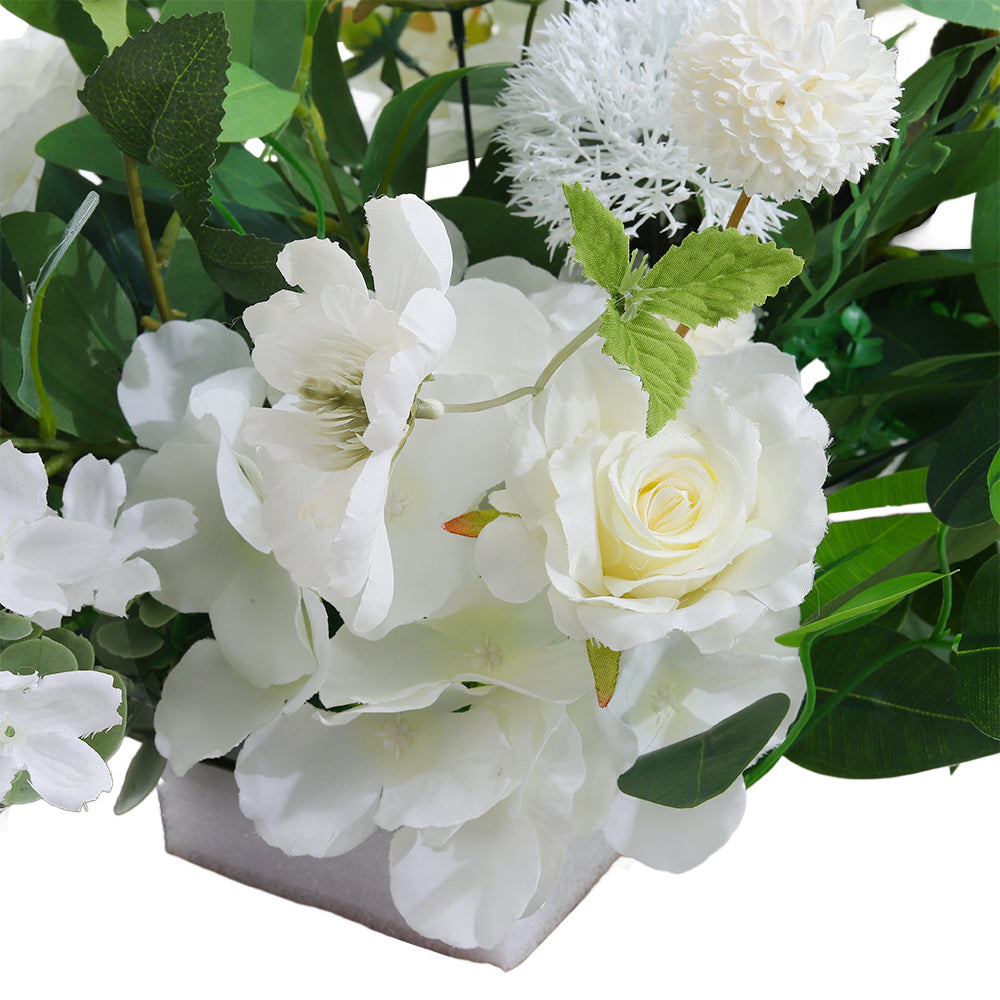 Peony Rose Wedding Aisle Flowers Artificial Silk Row Decor