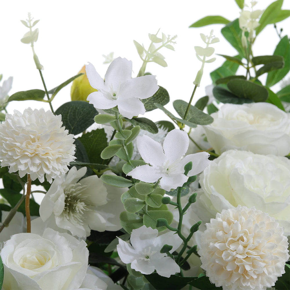 Peony Rose Wedding Aisle Flowers Artificial Silk Row Decor