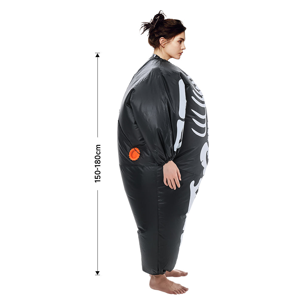 Halloween Skeleton Inflatable Costume for Adult