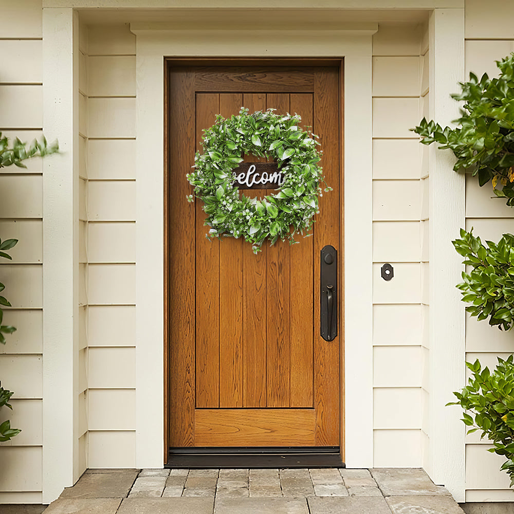 Artificial Baby’ Breath Round Wreath Wall Decoration