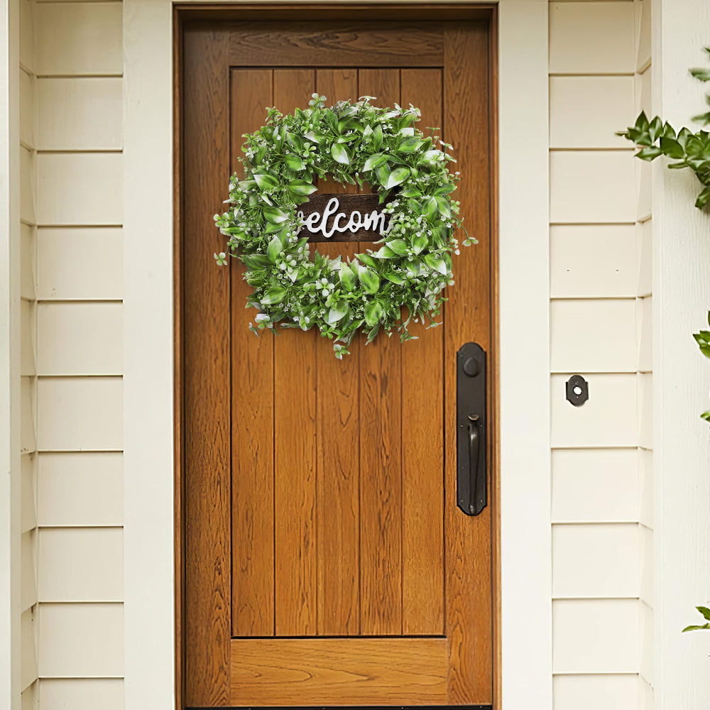 Artificial Baby’ Breath Round Wreath Wall Decoration