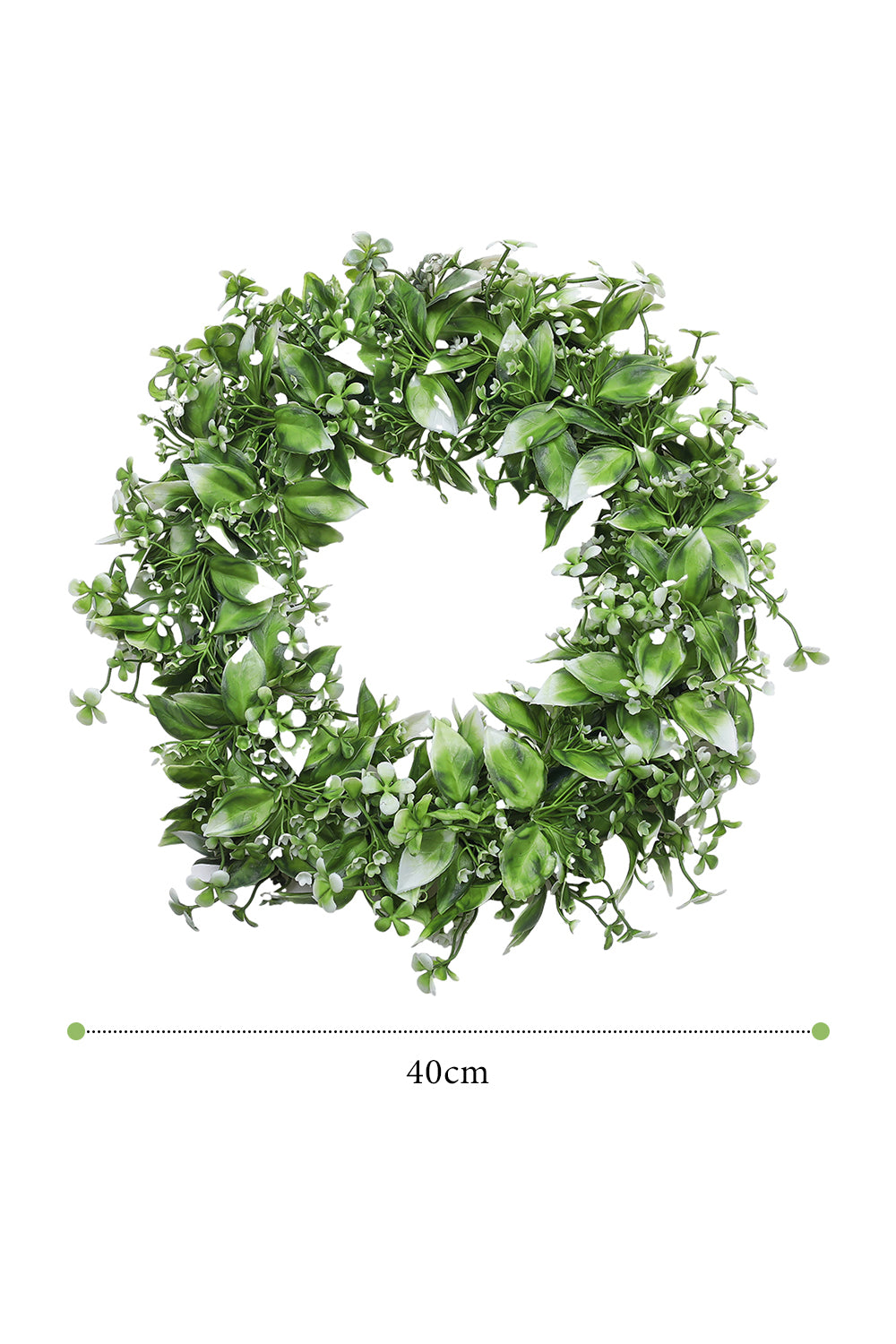 Artificial Baby’ Breath Round Wreath Wall Decoration
