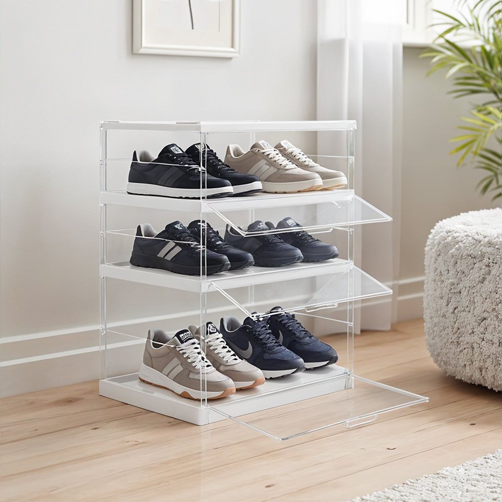 Foldable Storage Box with Magnetic Doors