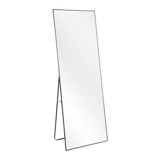 Metal Frame Full Length Mirror with Stand