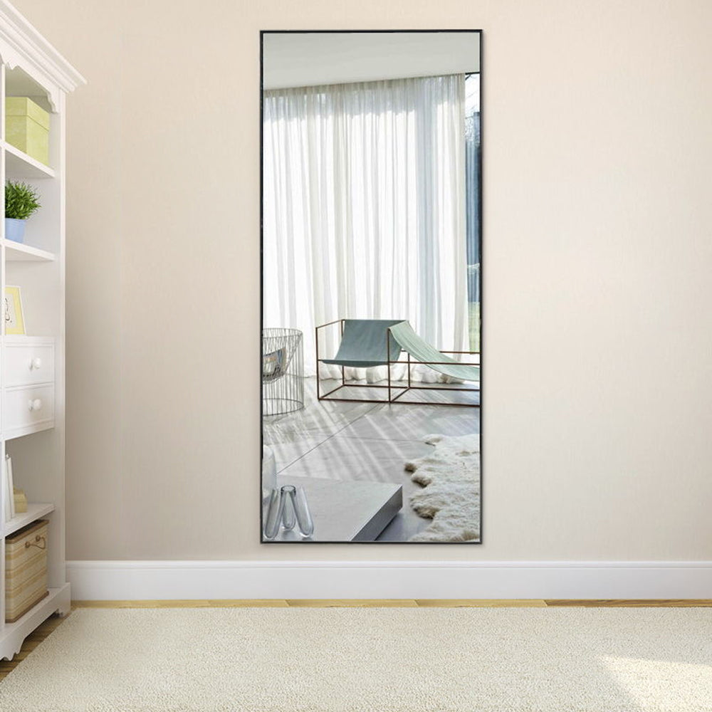 Modern Slim Frame Full Length Wall Mirror