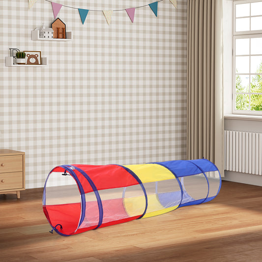 6FT Crawl Play Tunnel Pop-up Tunnel for Kids Multicoloured