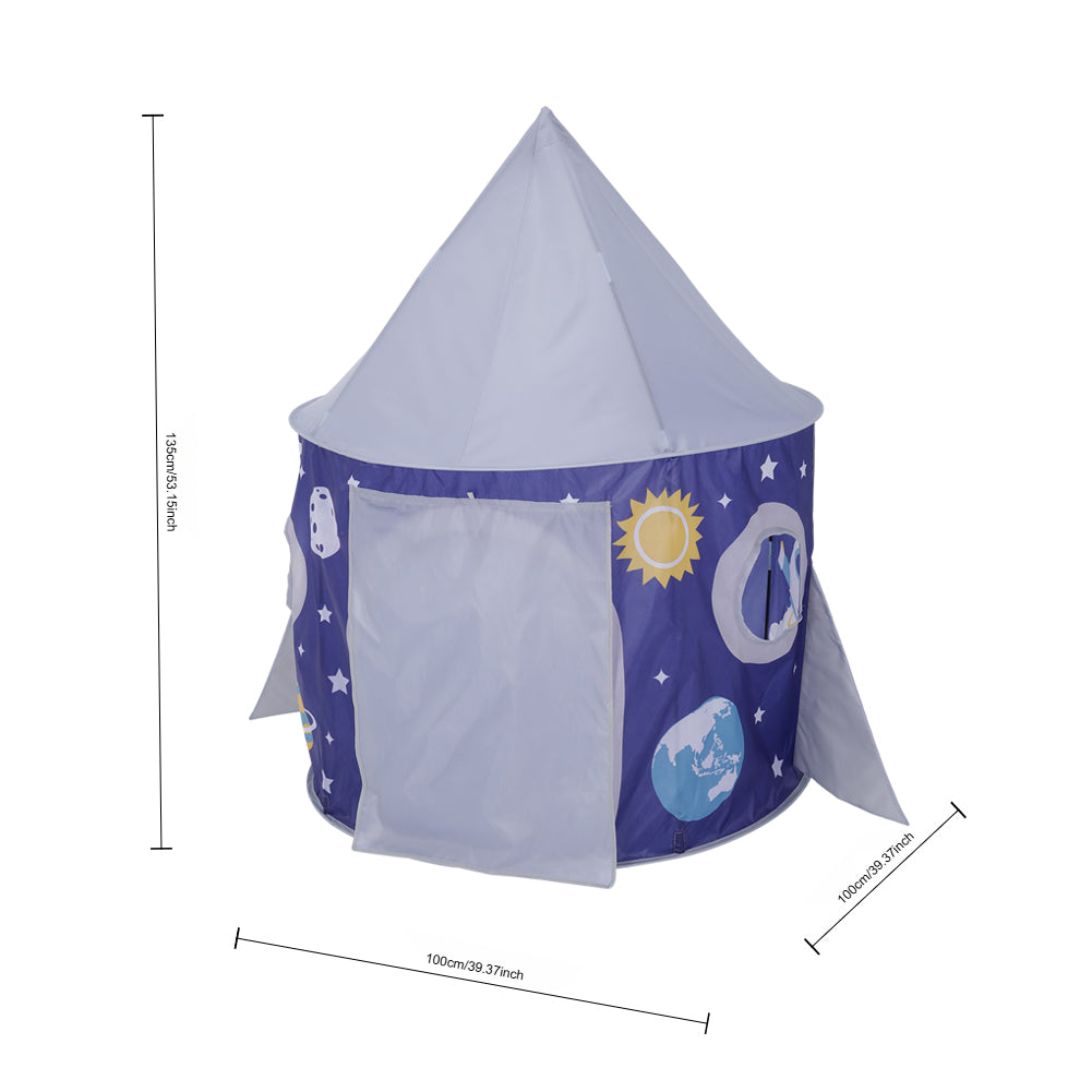 Space Theme Popup Kids Play House Tent