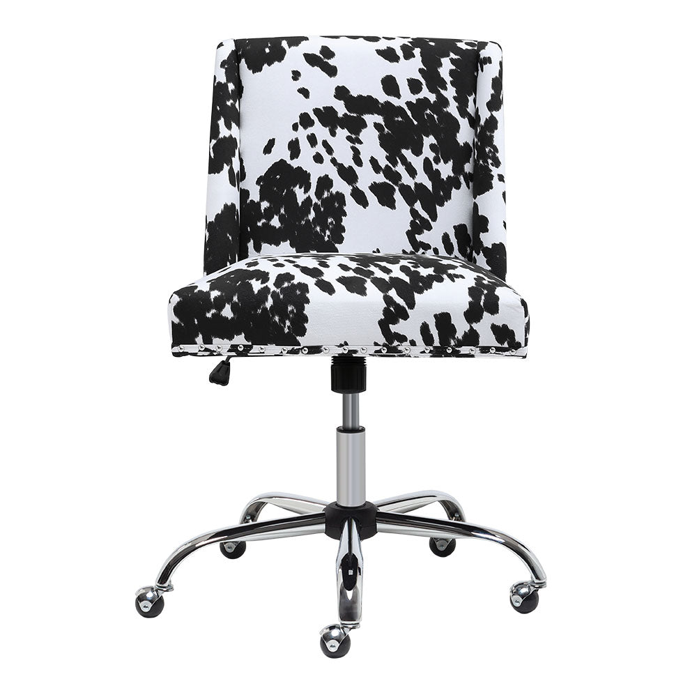 Milk Cow Print Swivel Office Chair