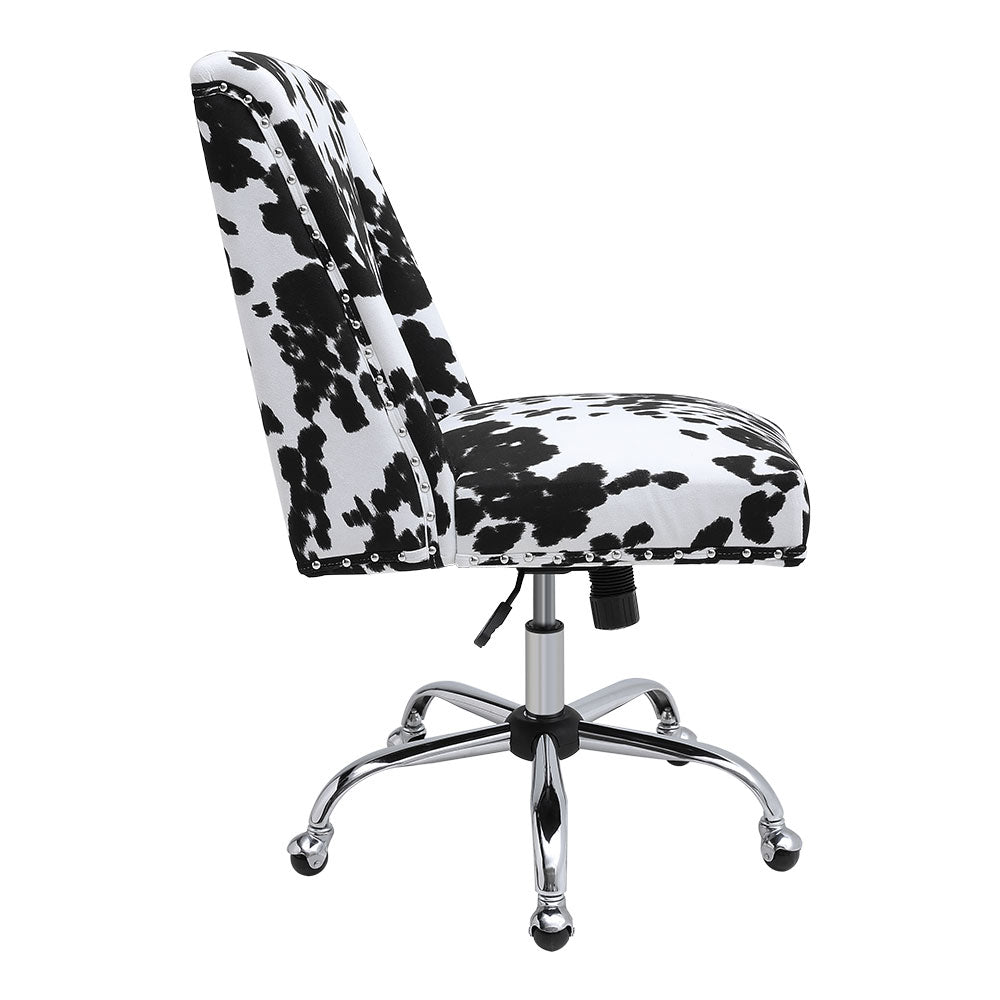 Milk Cow Print Swivel Office Chair
