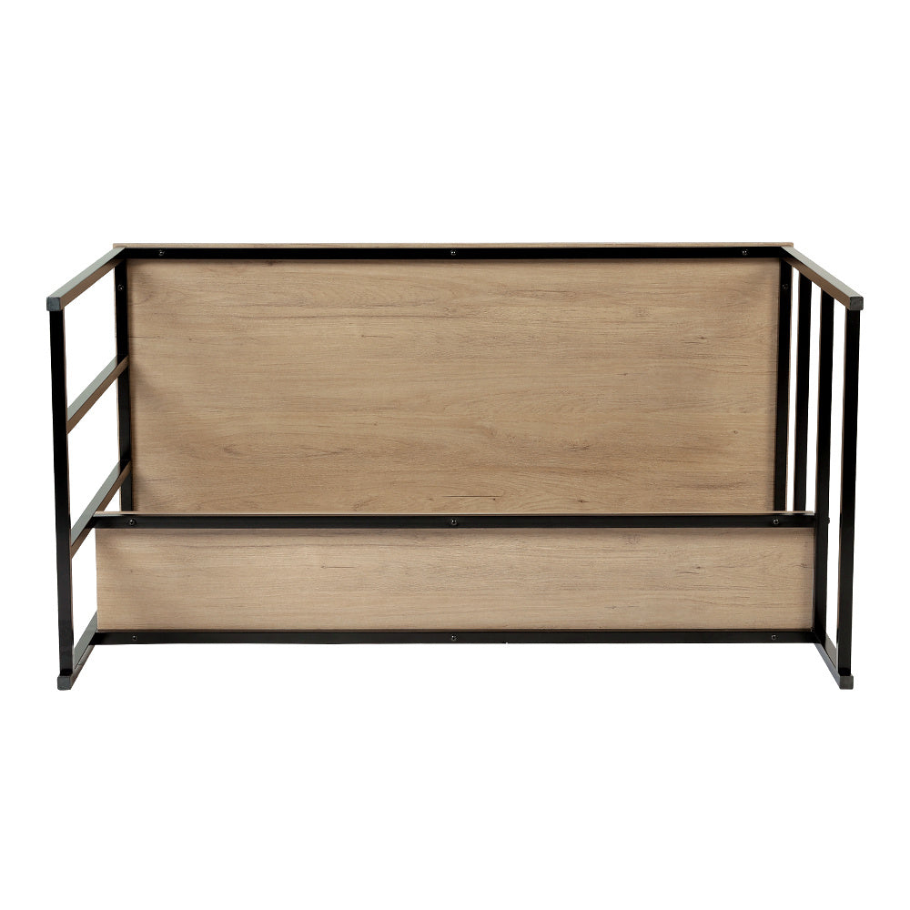 Wooden Office Study Desk with Shelf