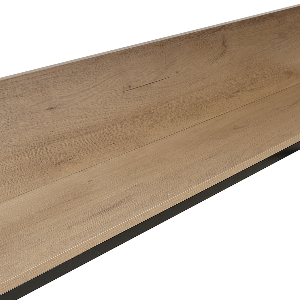 Wooden Office Study Desk with Shelf