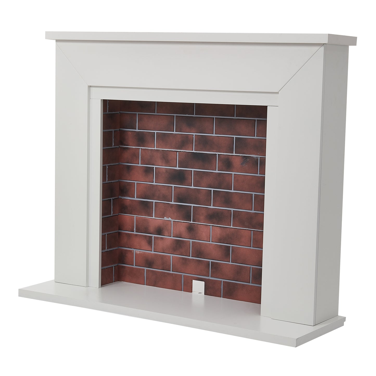Electric Fireplace Heater With Surround & Chimney