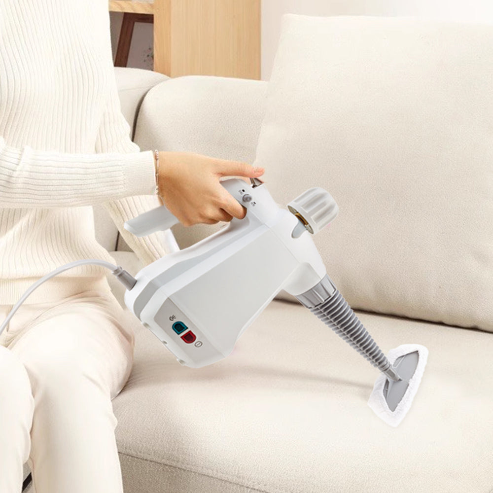 1000W White Handheld Steam Cleaner