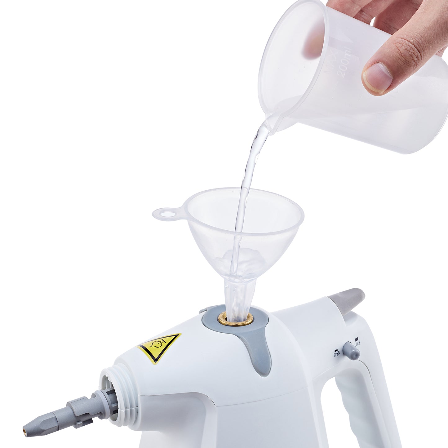 1000W White Handheld Steam Cleaner