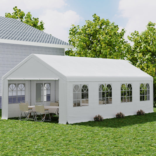 Garden Party Tent with Removable Sidewalls and Doors