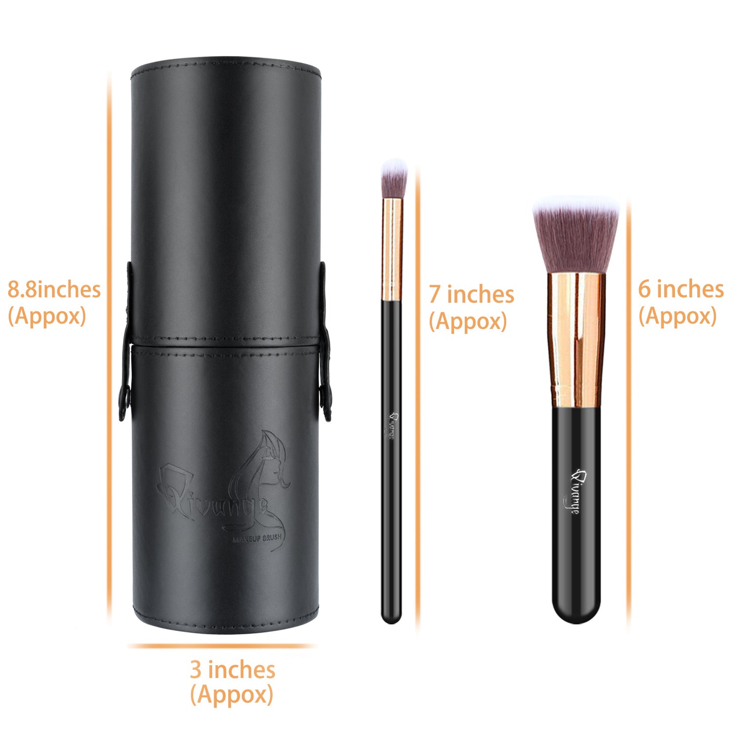 12 Pcs Travel Makeup Brush Set