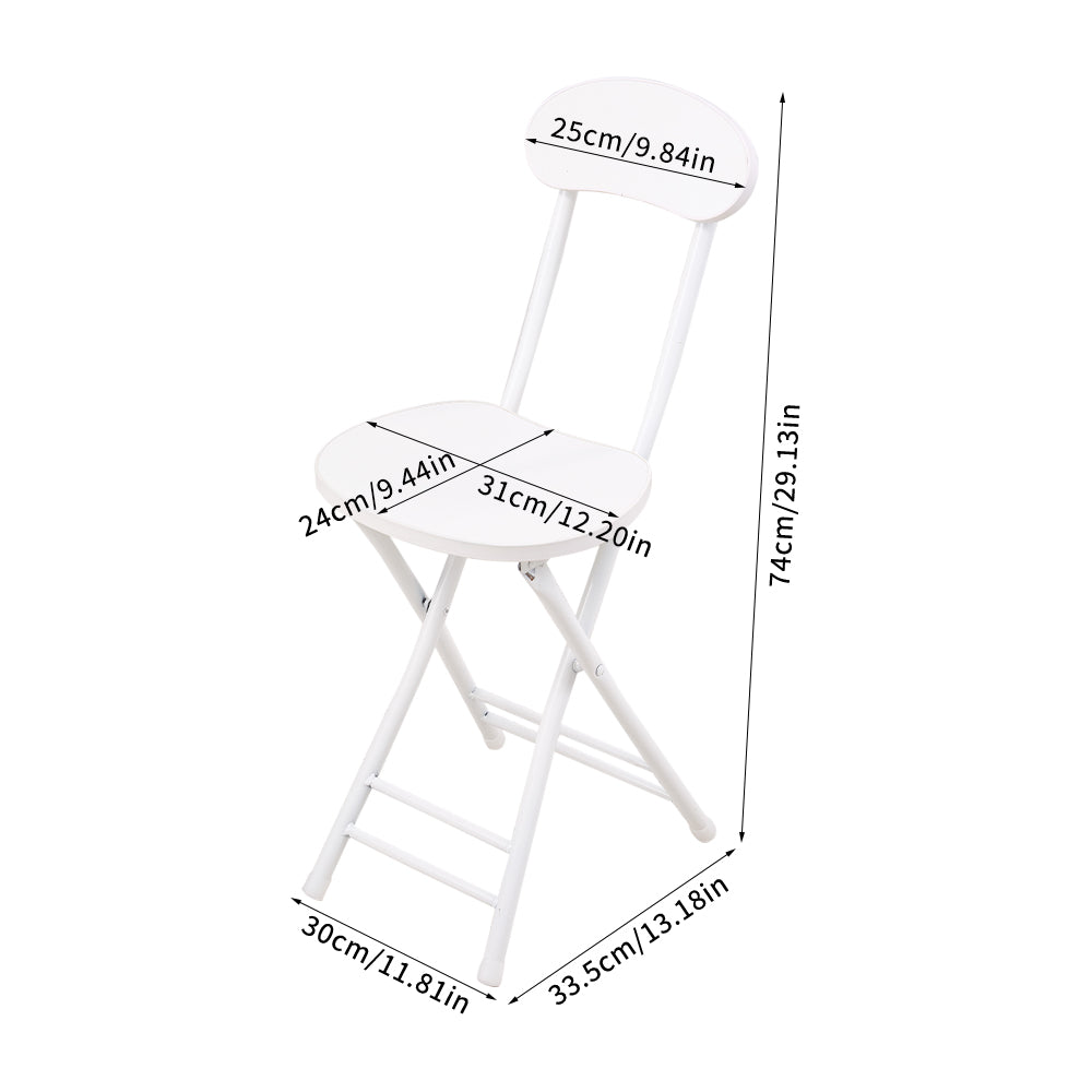 2/4Pcs Portable Foldable Dining Chairs