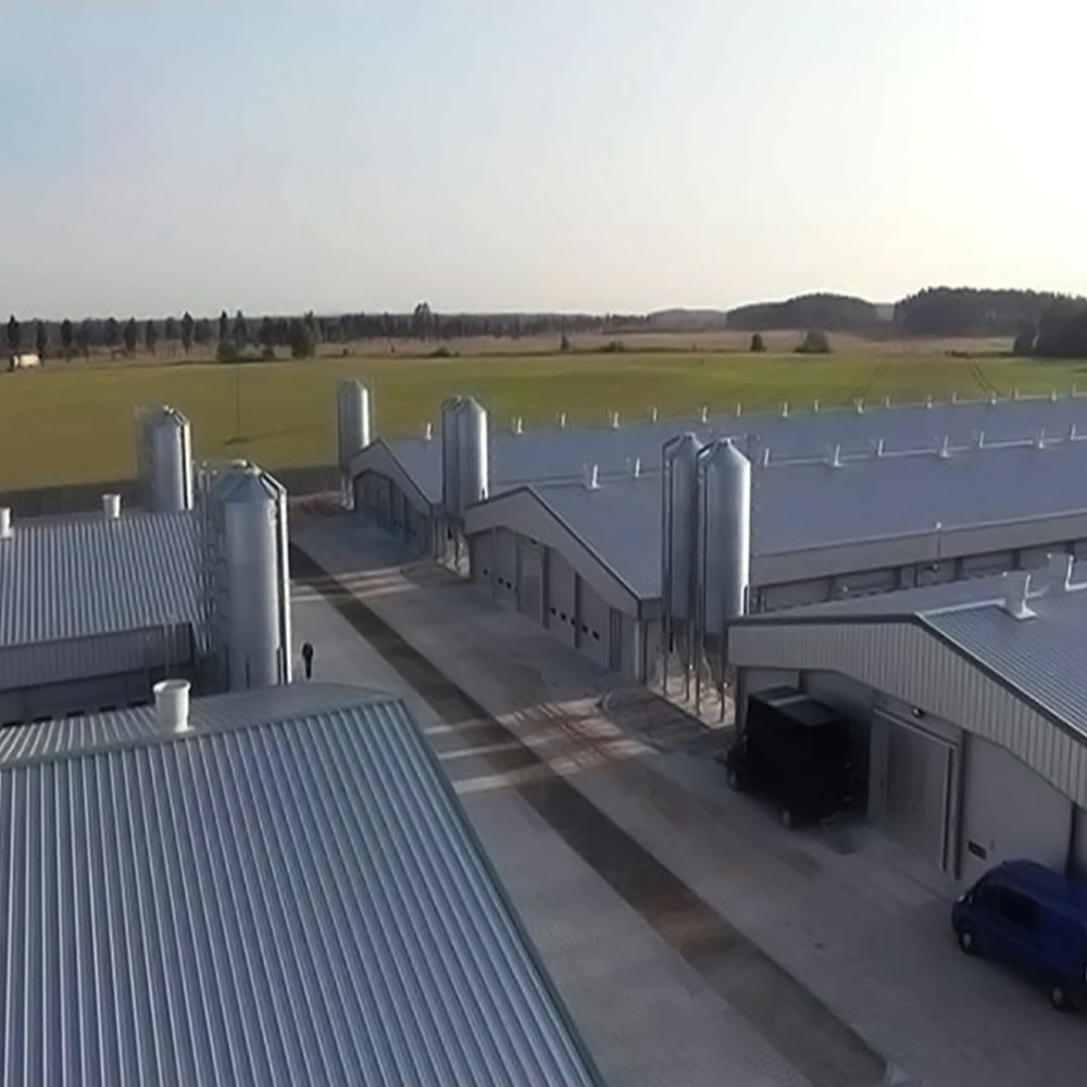 Set of 12 Steel Corrugated Panels