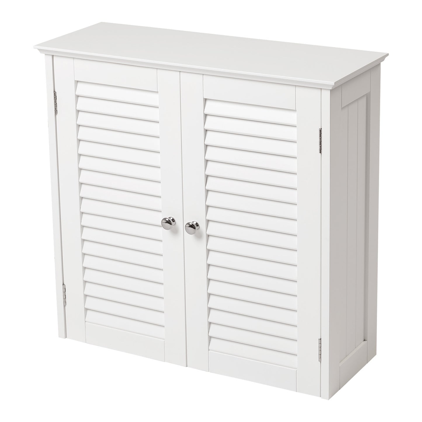 White Shutter Hanging Cabinet