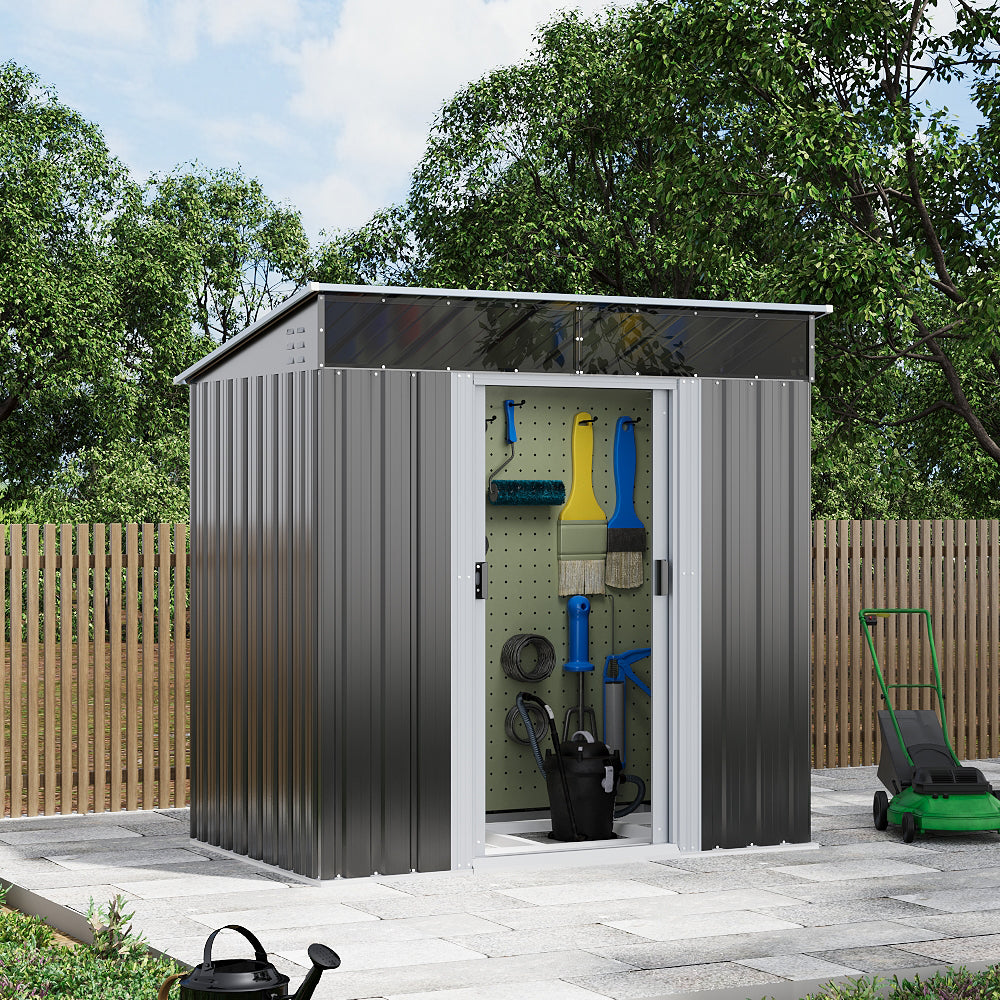 Galvanized Steel Acrylic Storage Shed