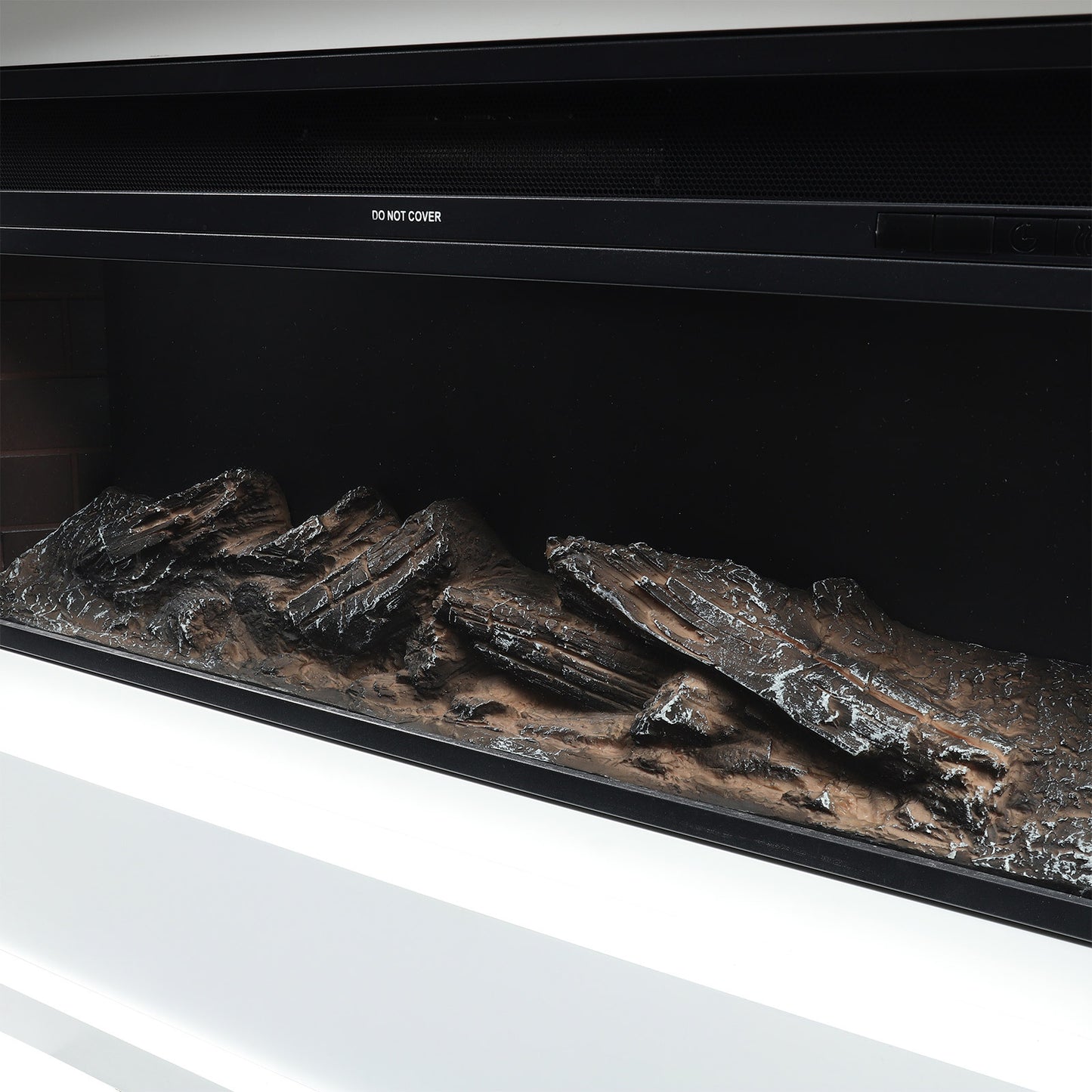 120cm W Electric Fireplace Mantel with 7 Multi-Color Flames
