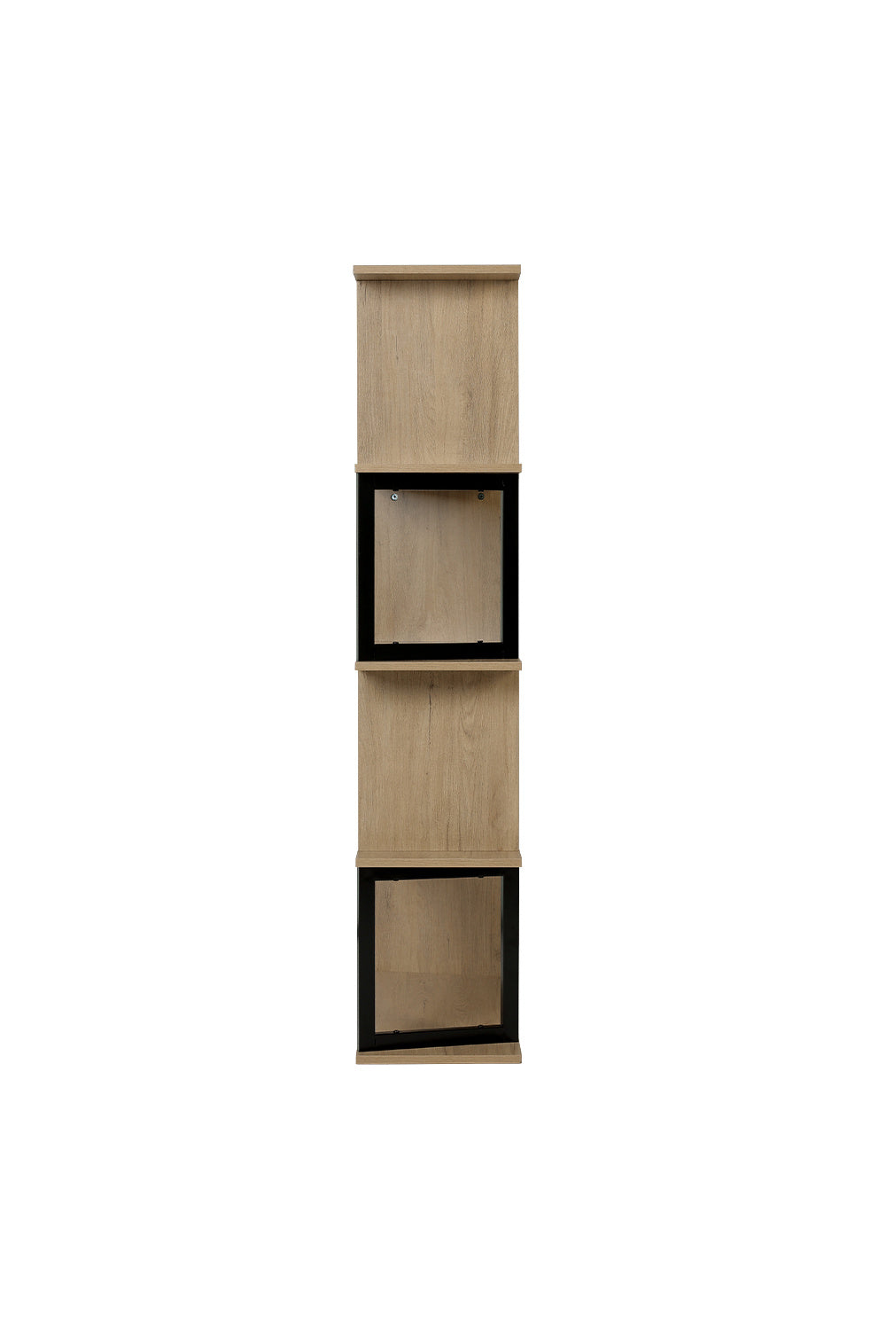 4-Tier Creative Wooden Bookshelf