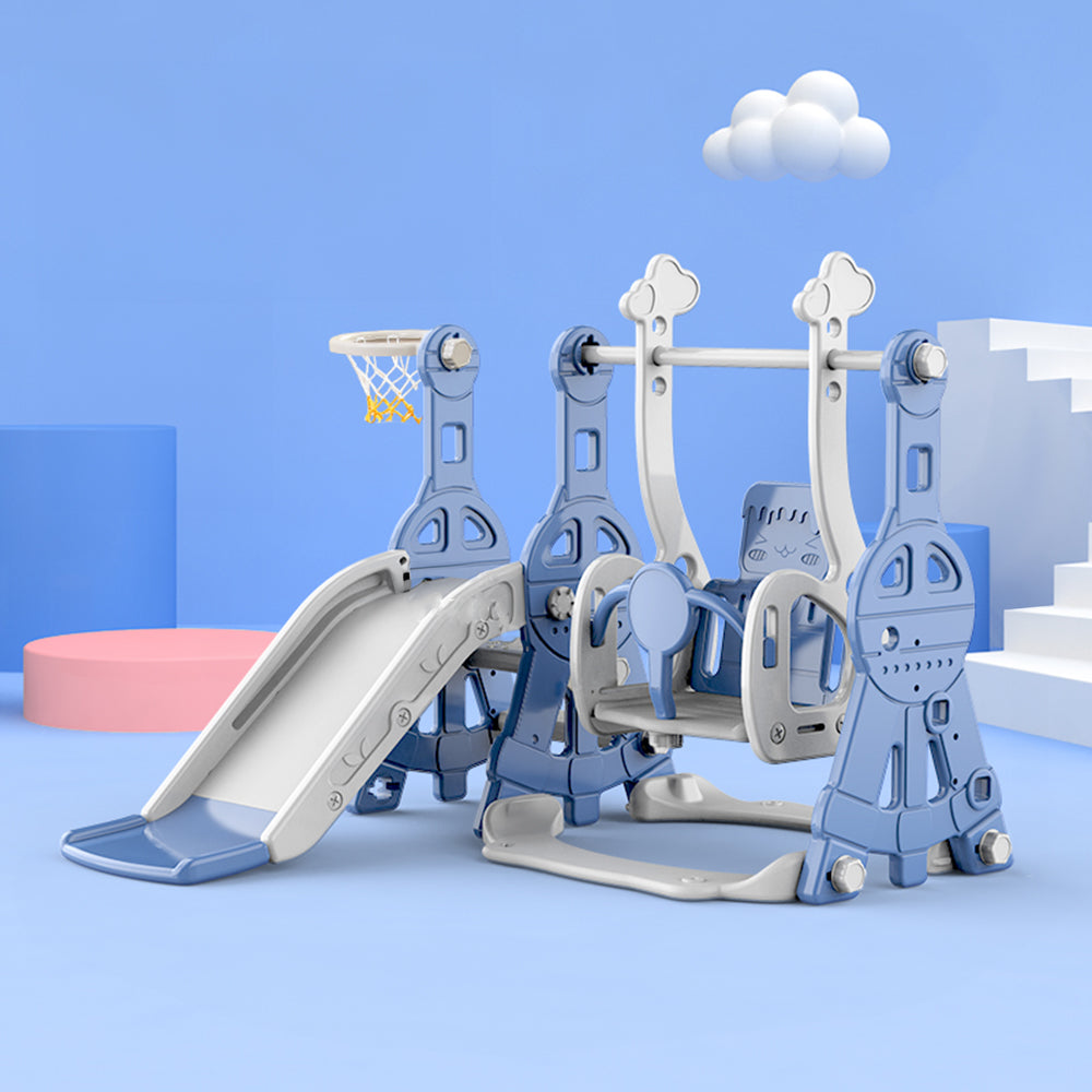 Kids 3-in-1 Toddler Slide and Swing Set