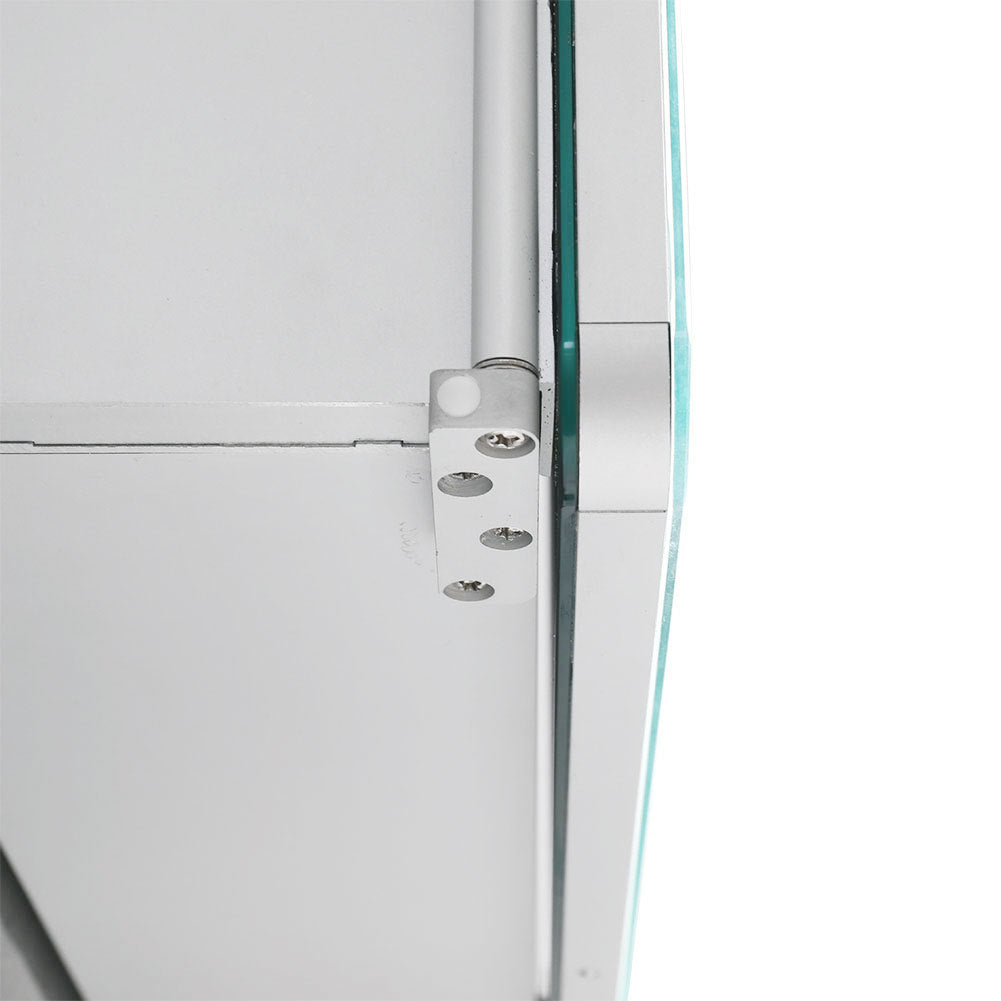 Rectangle Wall Mounted Mirror Cabinet with LED Lighting