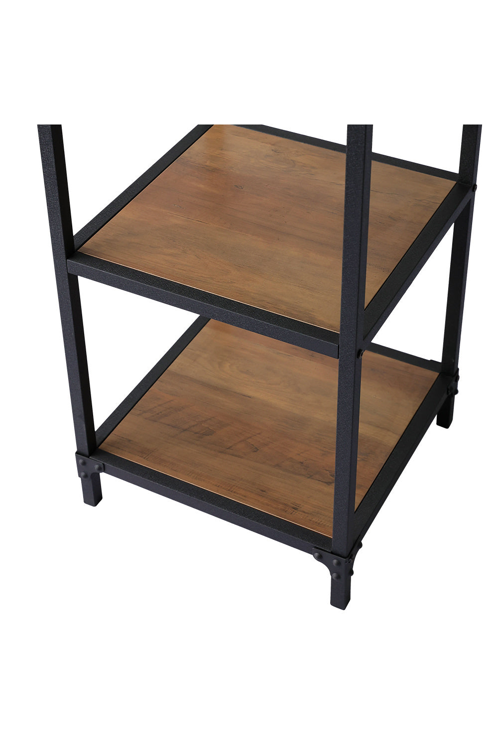 Industrial Style 6-Tier Bookshelf