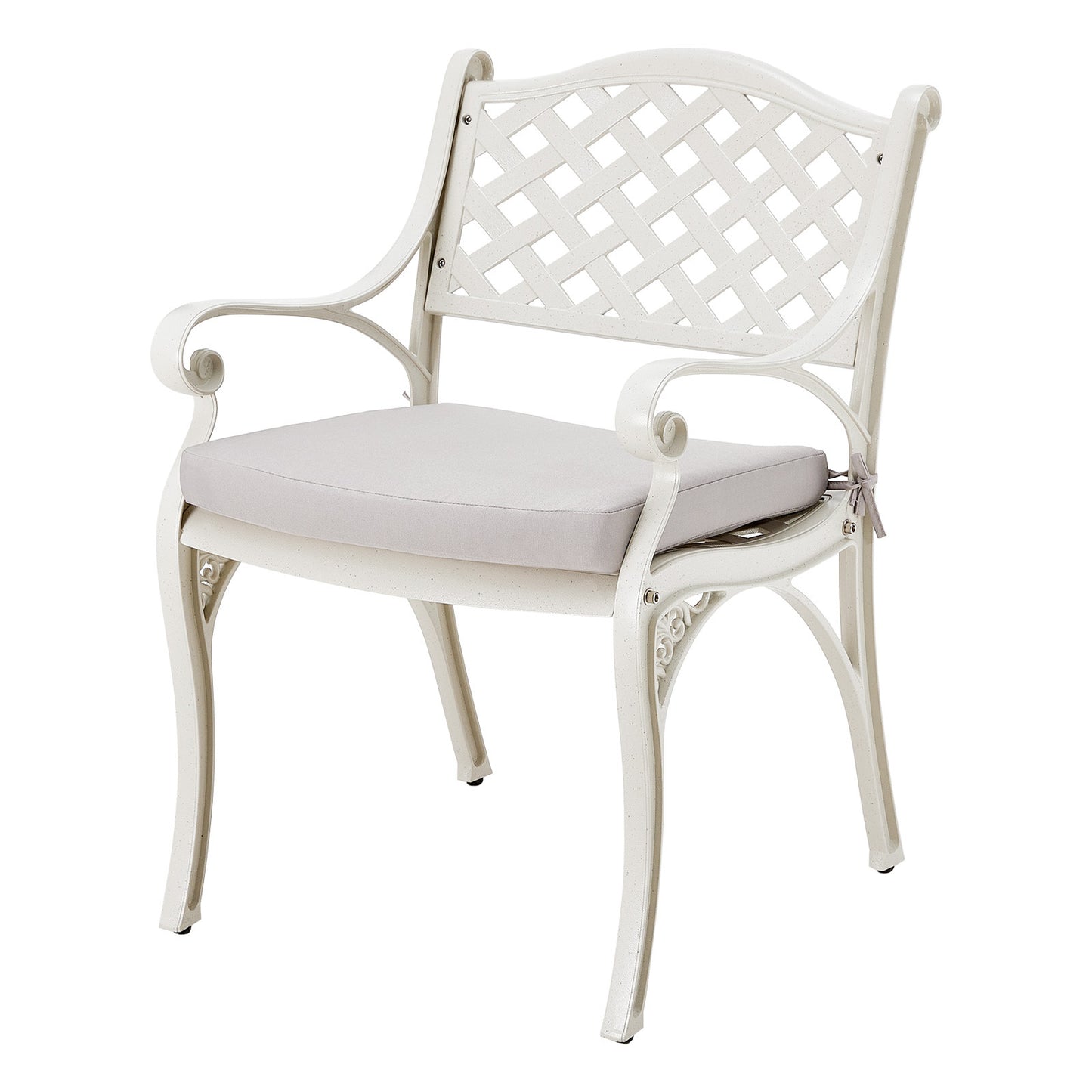 7-Piece Retro Garden Bistro Set Cast Aluminum Table and Chair