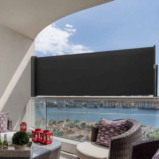Side Awning Retractable Outdoor Privacy Screen
