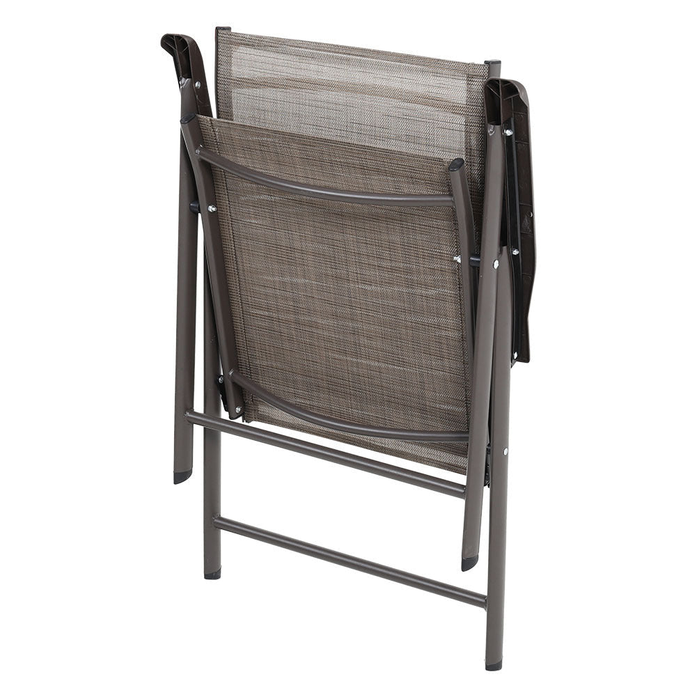 Rectangular Outdoor Dining Table with/without Folding Chairs