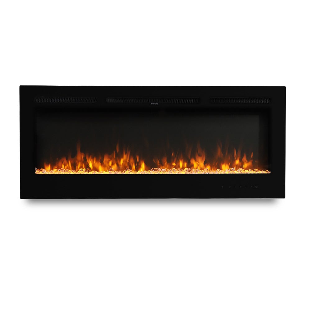 50\60 Inch Recessed/Wall Mounted Electric Fireplace with Remote