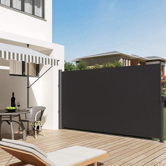 Retractable Double Side Awning - Grey Awnings