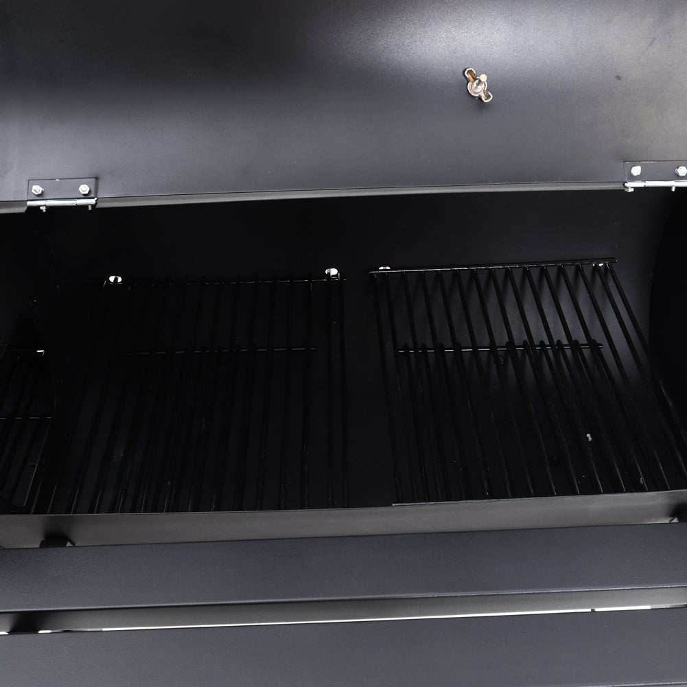 Charcoal BBQ Grill with Offset Smoker Garden BBQ Grill