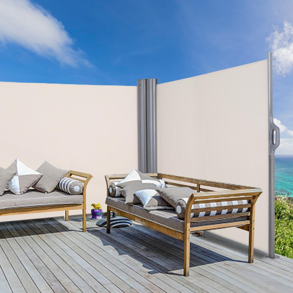 Retractable Single Side Awning - White Awnings