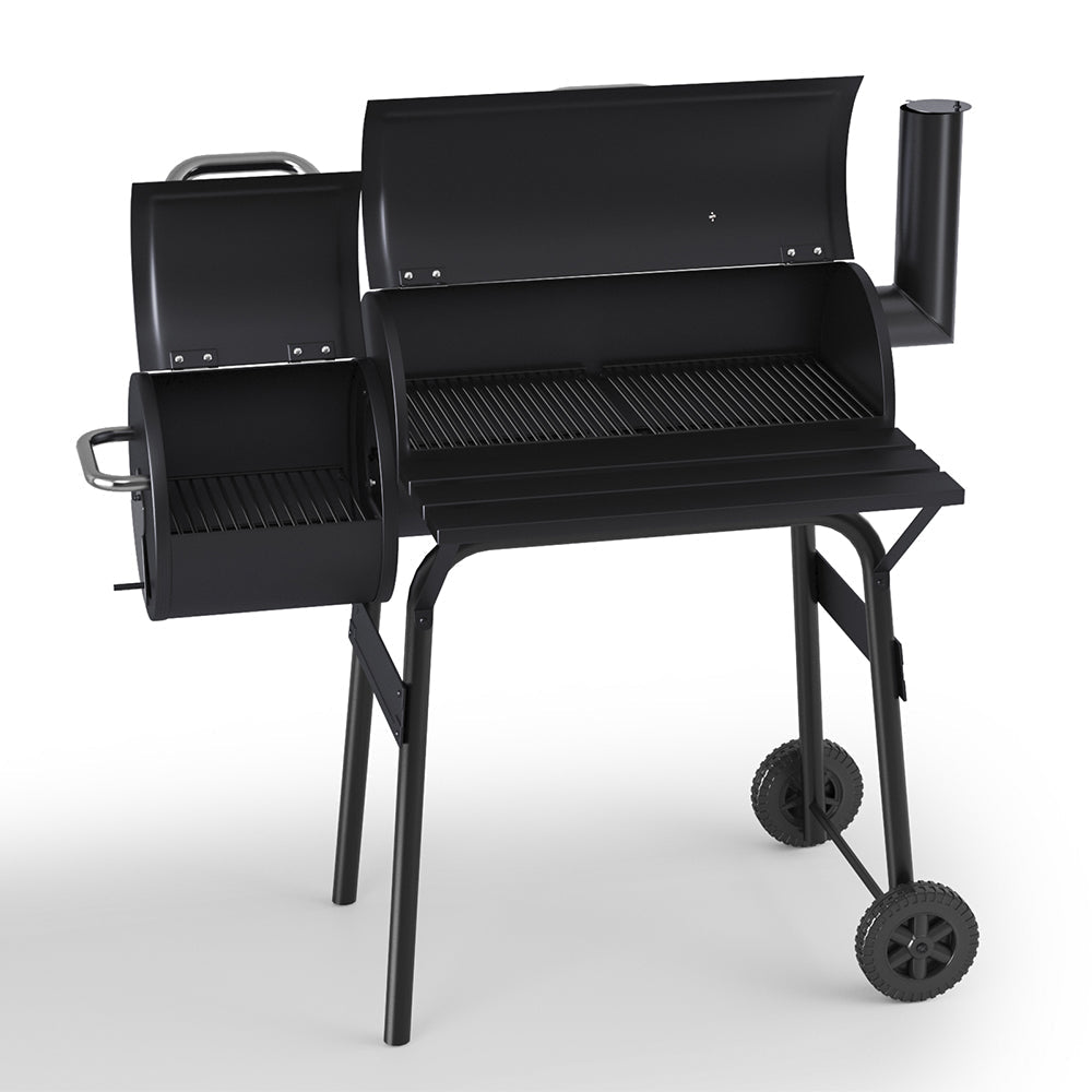 Charcoal BBQ Grill with Offset Smoker Garden BBQ Grill