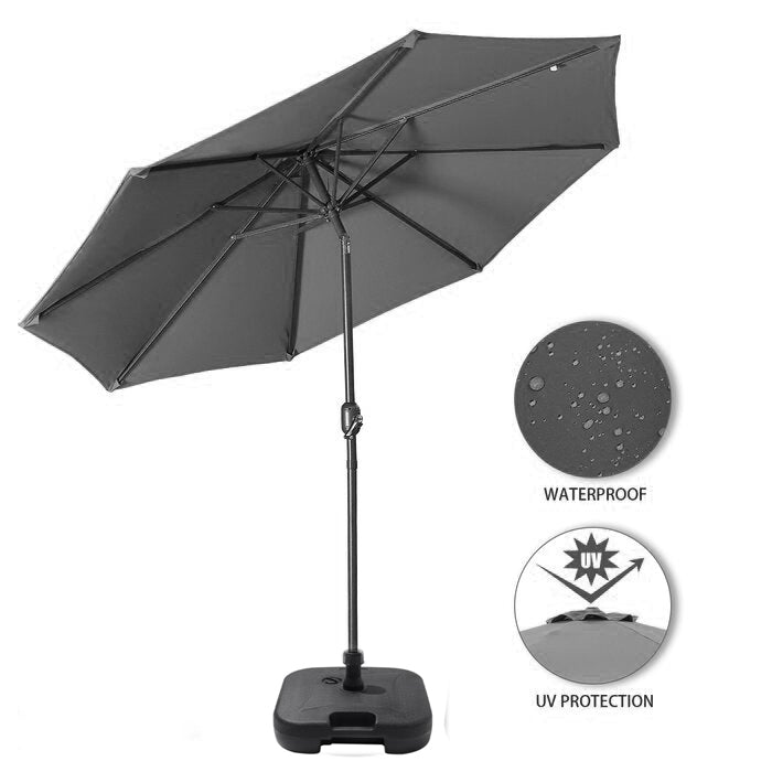 3M Sunshade Parasol Umbrella Easy Tilt Parasols