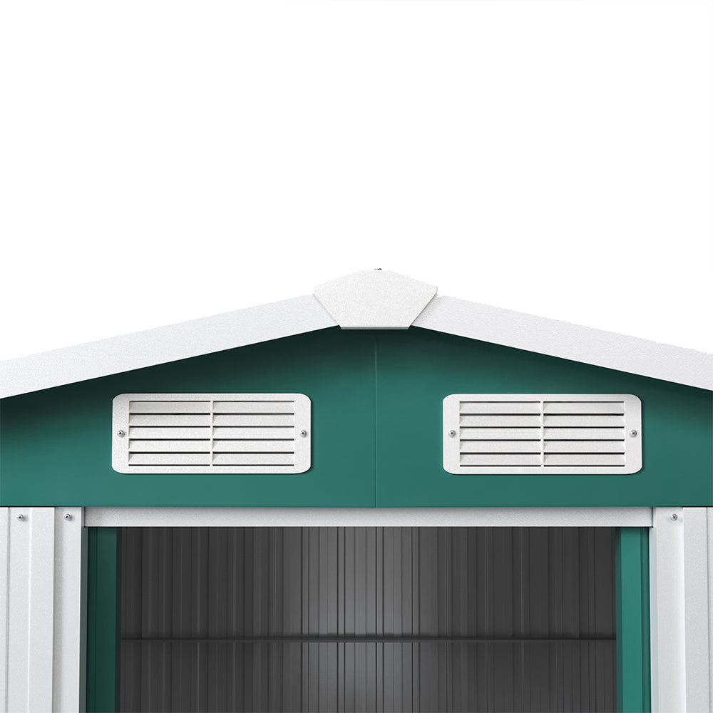Garden Steel Shed with Gabled Roof Top Garden storage Garden Sanctuary