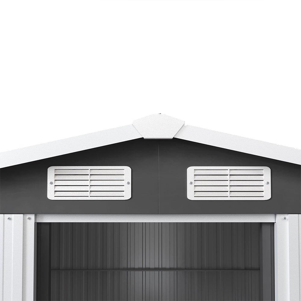 Garden Steel Shed with Gabled Roof Top Garden storage Garden Sanctuary