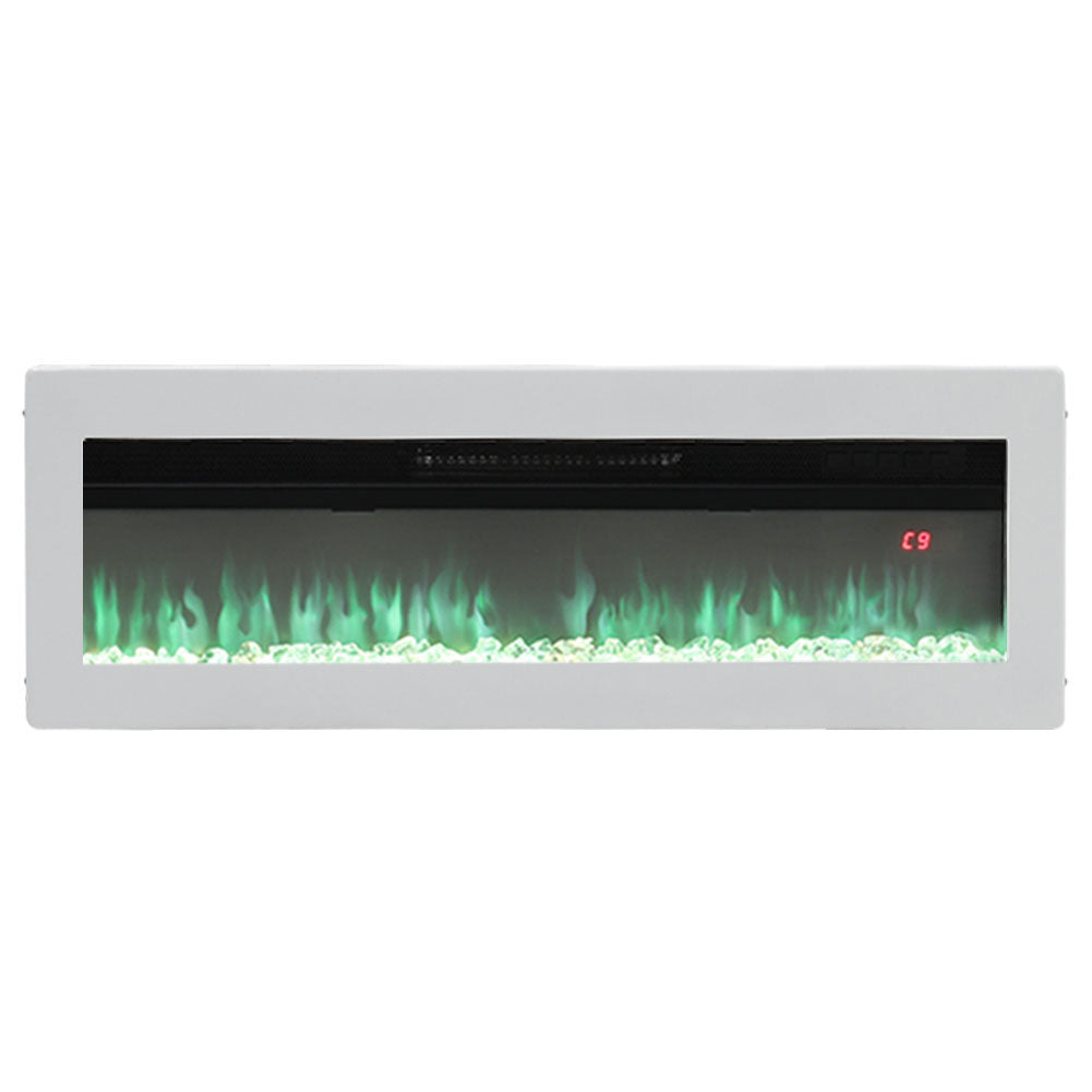 40/50/60/70 Inch Electric Fireplace with 9 Flame Colour and Remote Control
