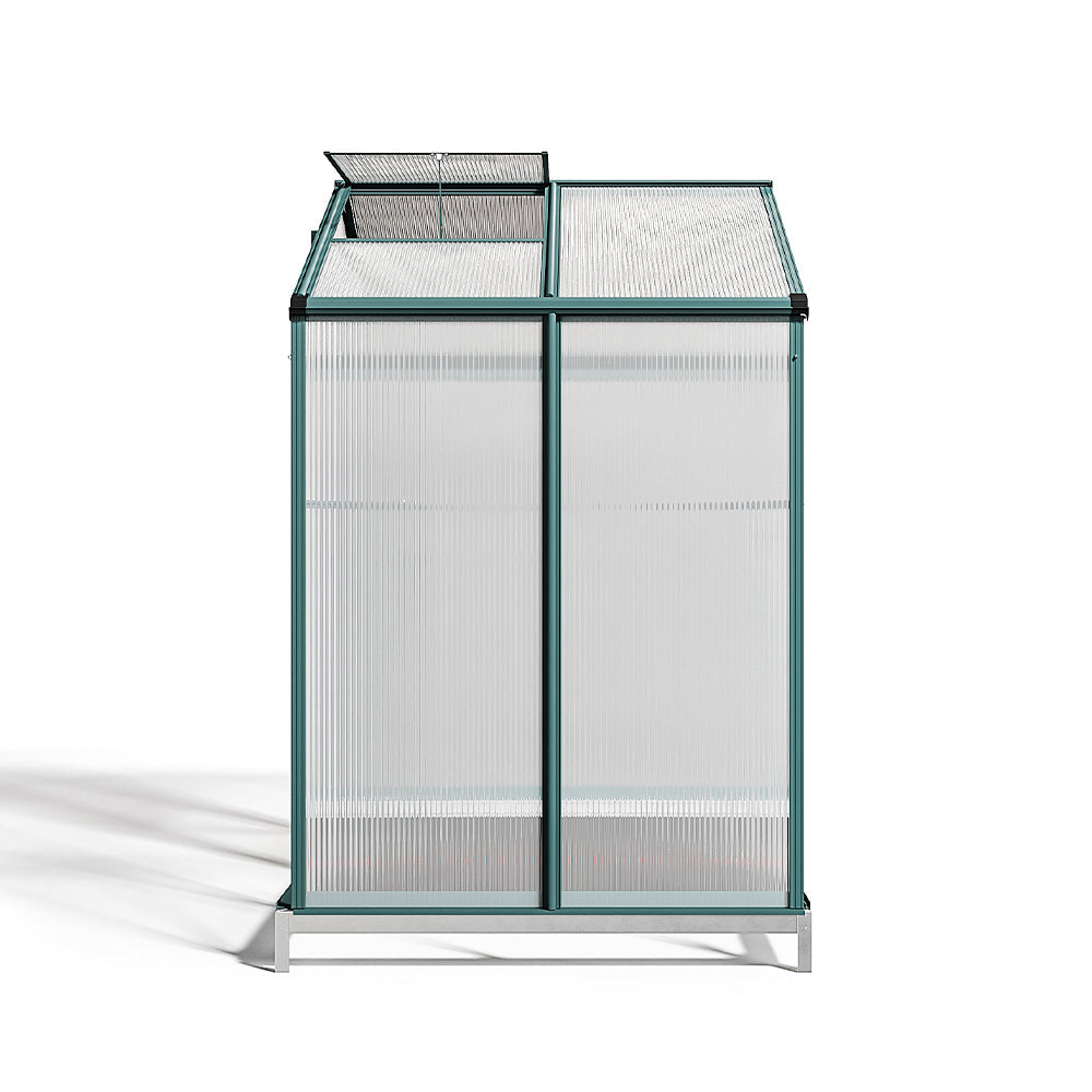 4' x 6' ft Garden Hobby Greenhouse Green Framed with Vent Garden Storages & Greenhouses Garden Sanctuary