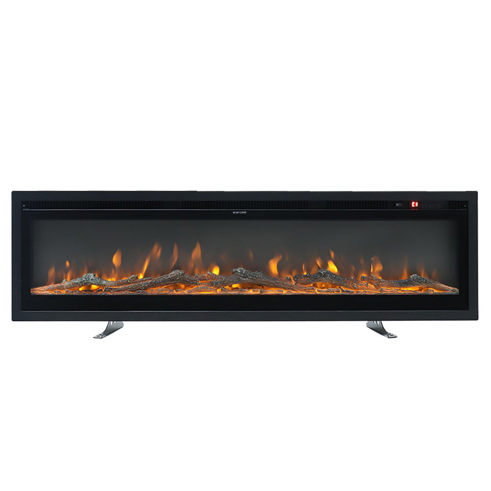 40/50/60 Inch Wall Mounted Electric LED Fireplace Fire Heater