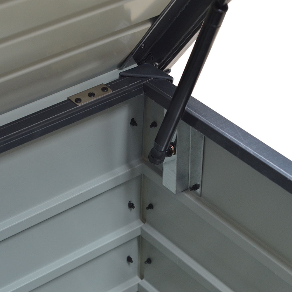 200L Metal Lockable Waterproof Garden Storage Box