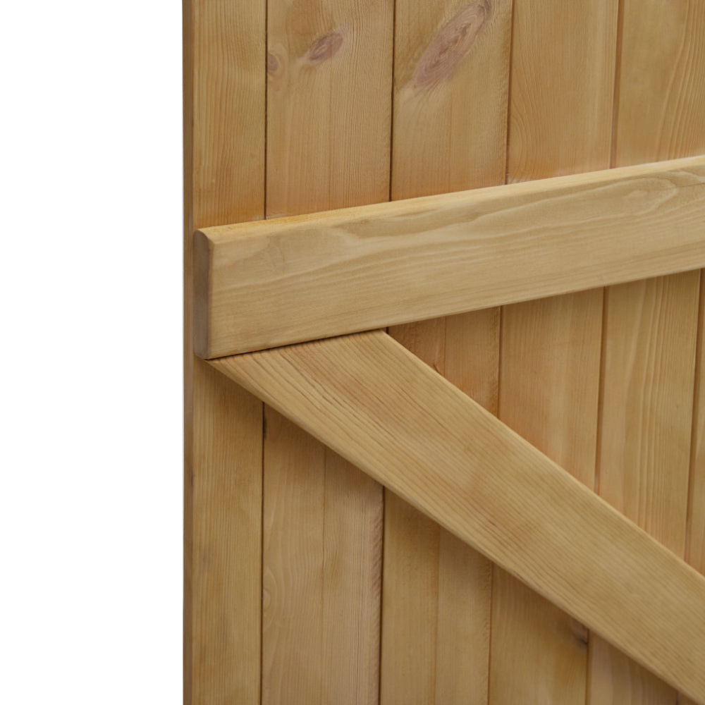 91CM Wide Pine Wood Garden Gate with Latch