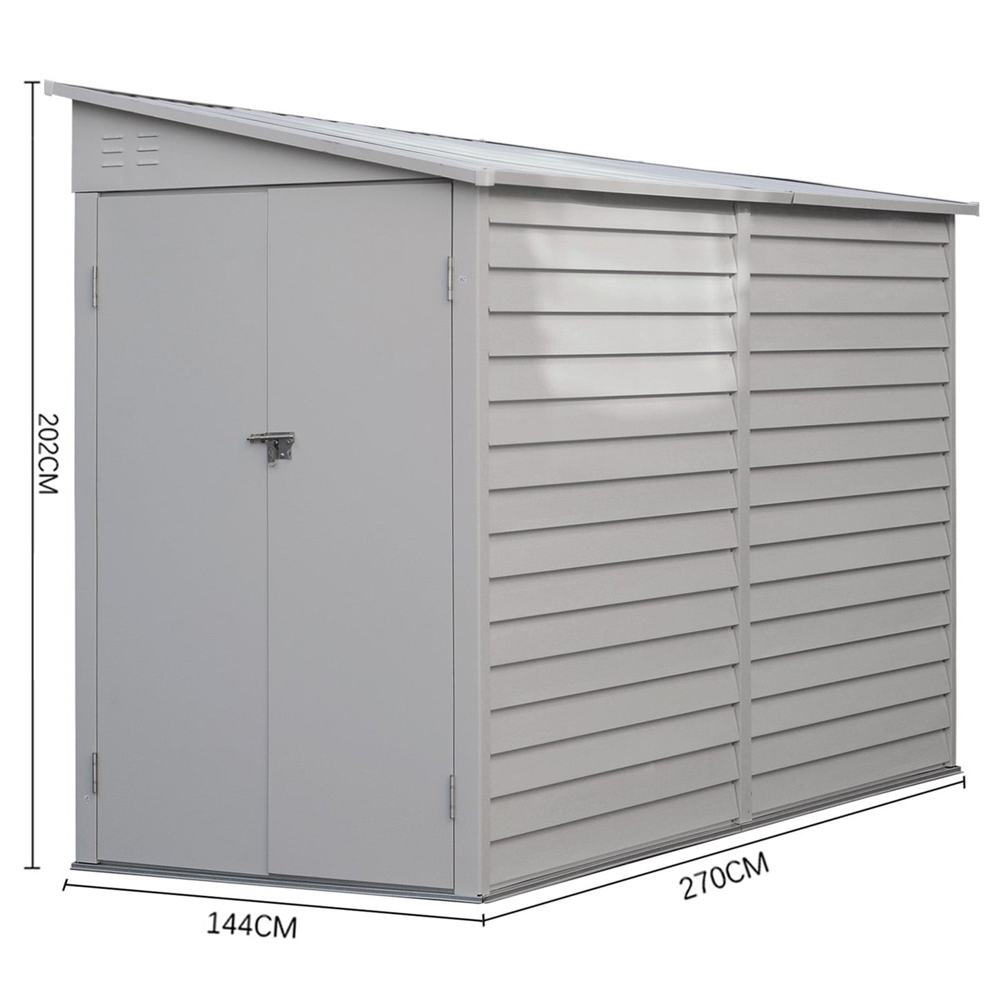 Outdoor Steel Storage Shed