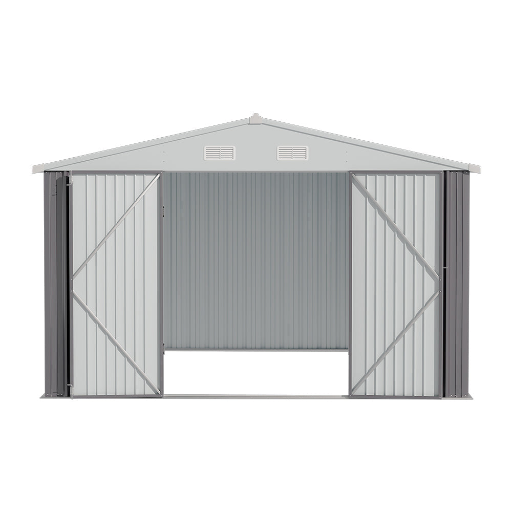317.6cm Wide Outdoor Metal Storage Shed