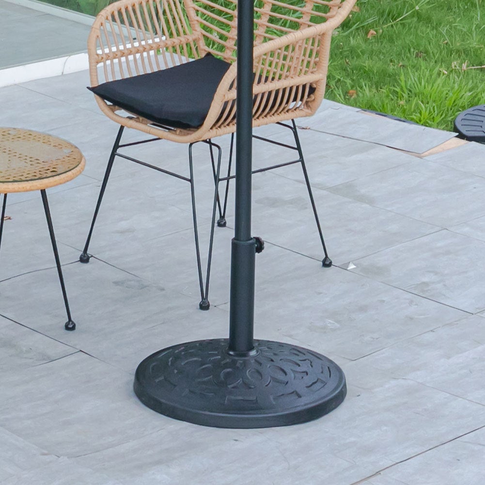 3M Sunshade Parasol Umbrella Easy Tilt Parasols Only round resin base B