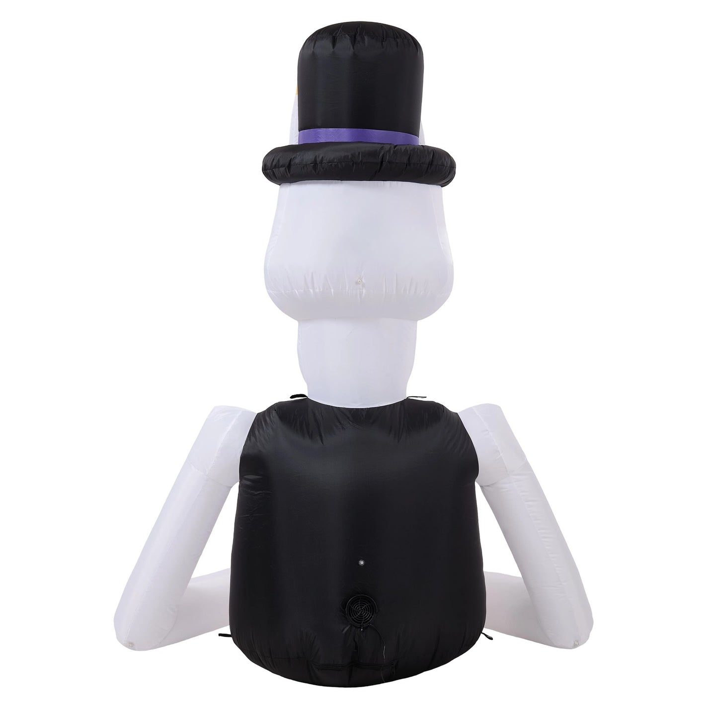 6.2FT Halloween Inflatable Gentleman Skeleton Decoration with Built-in Lights
